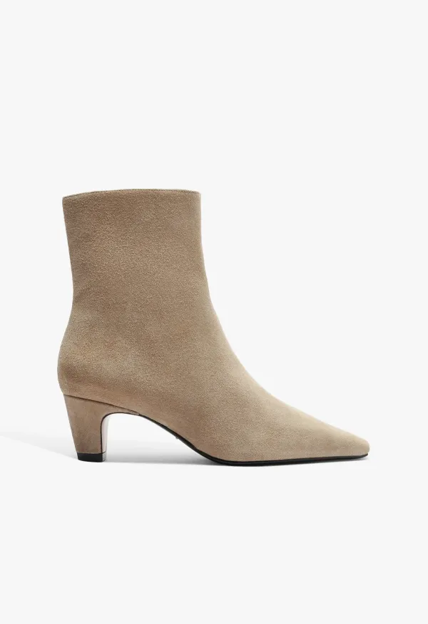 Dellia Suede Bootie - Warm Sand