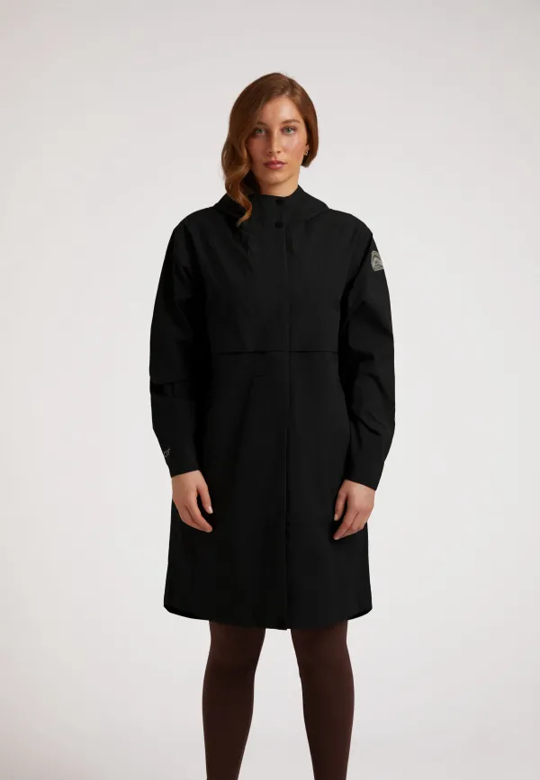 HELIO Waterproof Raincoat - Black