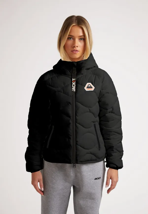 ORB1T Quilted Puffer Jacket - Black