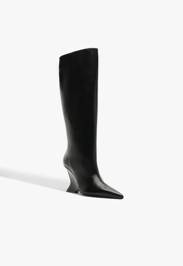 Siena Leather Boot - Black