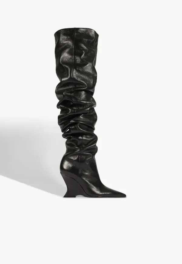 Siena Slouch Boot - Black