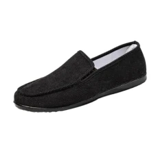 1 Pair Men's Slip on Shoes Sole Shoes Mens Loafer Men Casual Shoes Leisure Men Shoes Breathable Men Shoes Casual Shoes for Men Mens Casual Shoes Men Loafers Upper: Cloth Black