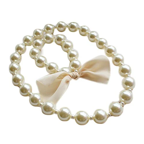 1 Set Children Accessories Girls Jewelry Artificial Pearl Necklace Bracelet Set Kids Little Girl Princess Decorations