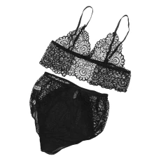 1 Set Jumpsuit Set (L) Bra for Beach Lady Bikinis Bikini Underwear Polyester Black 1 Set Jumpsuit Set (L) Bra for Beach Lady Bikinis Bikini Underwear Polyester Black