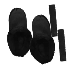 1 Set Thermal Cover Woman Sneakers Women Sneakers Shoe Inserts for Men Shoe Riser Gym Sneakers for Men Athletic Shoes Gym Shoes for Men Insoles Mens Sneakers Plush Black