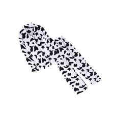 1 Set Women's Cow Pajamas Woman Sleeve Sleepwear Romper Underwear Womens Nightwear Woman Pajamas Animal Cow Pants Adult Cow Adult Nightgown White Girl Printing Button Button 1 Set Women's Cow Pajamas Woman Sleeve Sleepwear Romper Underwear Womens Nightwear Woman Pajamas Animal Cow Pants Adult Cow Adult Nightgown White Girl Printing Button Button