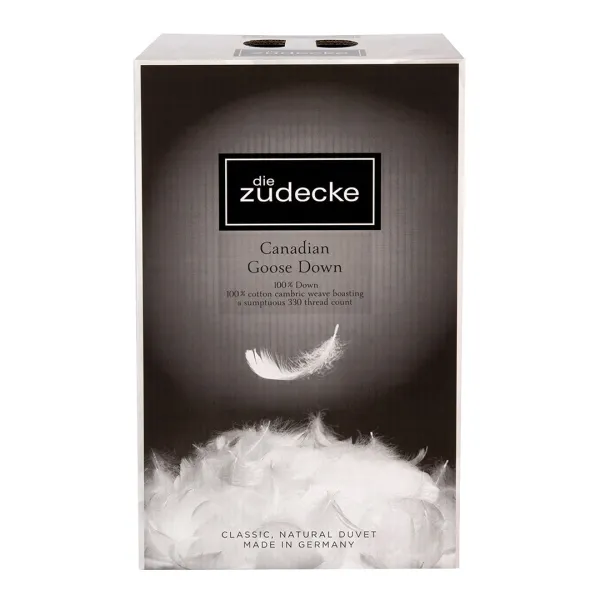 100% Canadian Goose Down All Seasons Duvet (3tog &amp; 9tog) Double - White