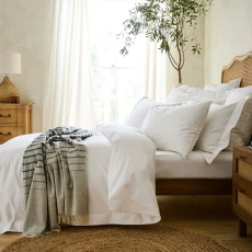 1000TC Premium Superking Duvet Cover White