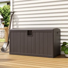 105 Gallon Outdoor Storage Deck Box - Brown