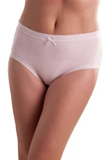 12 PACK : Womens Passionelle Ribbed Pastel Colour Super Soft Cotton Full Briefs [WMS]