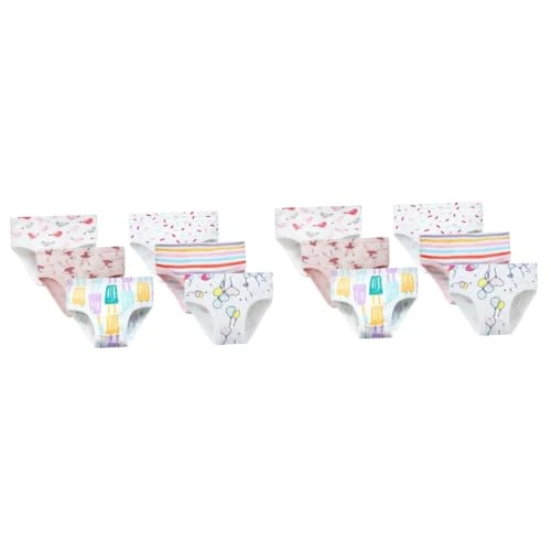 12 Pcs Cotton Triangle Underwear Bikini Panties Cartoon Print Underpant Triangle Pants Brief Underwear Underwear Cartoon Underwear Cartoon Underpant