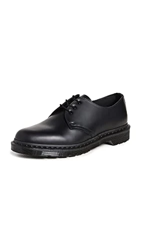 1461 Mono Smooth Black, Unisex Adults’ Derby, Black, 6.5 UK (40 EU)