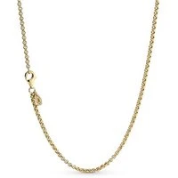 14k Gold-Plated Rolo Chain Necklace - 60cm