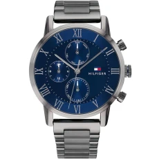 1791456 Kane Blue Dial Mens Watch - Grey