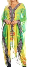 1823 - Livi Women's V Neck Beach Dress Cover up Caftan Top Loose with Rhinestone - FLM102-Multi - OS 1823 - Livi Women's V Neck Beach Dress Cover up Caftan Top Loose with Rhinestone - FLM102-Multi - OS