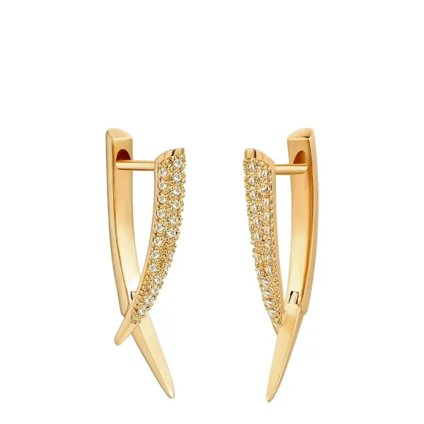 18K Gold Modern Earrings