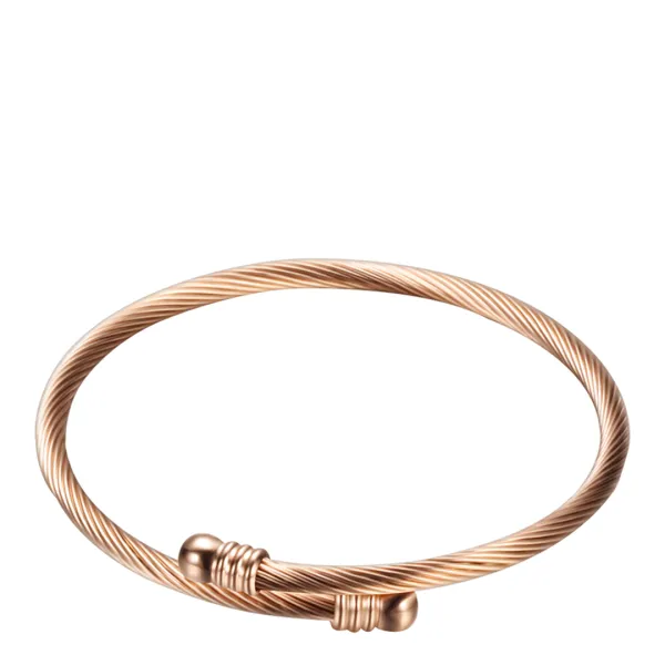 18K Rose Gold Cuff Bangle