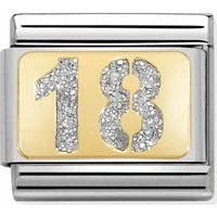 18th Birthday Glitter Charm