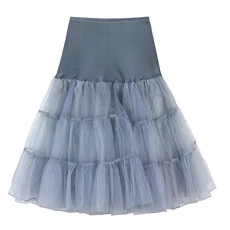 1950 Petticoat Hoop Skirt Underskirt Petticoat Underskirt Crinoline for Rockabilly Dress Gray 1950 Petticoat Hoop Skirt Underskirt Petticoat Underskirt Crinoline for Rockabilly Dress Gray