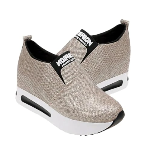1pair Breathable Casual Shoes Mens Walking Shoes Jogging Walking Shoes Comfortable Walking Shoes for Men Sneakers for Mens Casual Shoes for Sole: Polyurethane Sole Golden