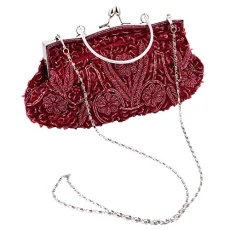 1pc Dinner Bag Vintage Purses for Women Vintage Clutch Purse Shoulder Bag for Women Wallet for Evening Purses Party Handbag Bag Banquet Bag Dinner Party Red Artificial