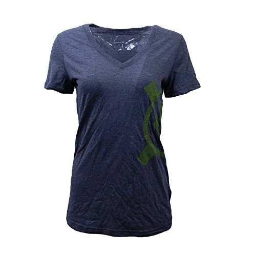 2015 Crossfit Games Regionals Women's Green Big Icon Canada East V-Neck T-Shirt AT2285, Green, S