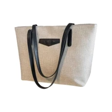 2024 New Female Big Capacity Handbags,Shopping Travel Simple Shoulder Bags,Women'S Single Shoulder Bag,Large Capacity Tote Bag Solid Color All-Match Shopping Handbag (white)