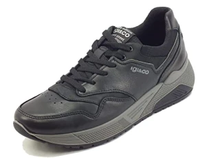 2640000 Nappa Soft Black Leather Boots with Memory Foam, Black, 9.5 UK 2640000 Nappa Soft Black Leather Boots with Memory Foam, Black, 9.5 UK