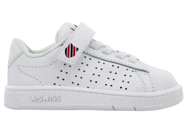 26808-113- | COURT CASPER VLC | WHITE/CORPORATE - Toddlers 75