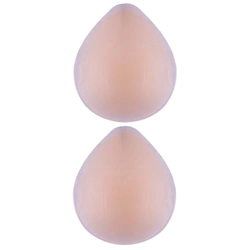 2Pcs Concealer Cover Sticker Protectors Waterproof Private Silicone Pad Activewear for Women Swimming Reusable Breast Pasties - Size S