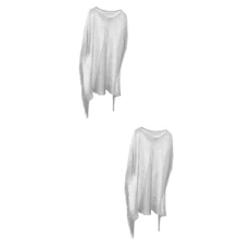 2pcs Mesh Sun Shawl Scarves Beach Towel Scarf Summer Accessories Beach Shawl Wraps for Women Evening Dress Accessories Women Wraps and Shawls Shawl for Women Silver Polyester 2pcs Mesh Sun Shawl Scarves Beach Towel Scarf Summer Accessories Beach Shawl Wraps for Women Evening Dress Accessories Women Wraps and Shawls Shawl for Women Silver Polyester