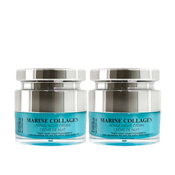 2x Marine Collagen Night Cream 50ml - Black