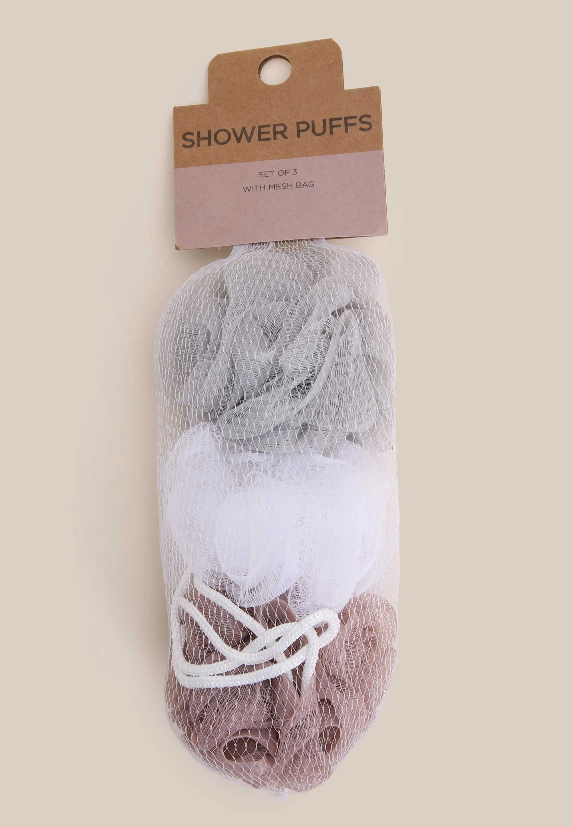 3 Pack Mini Shower Loofahs