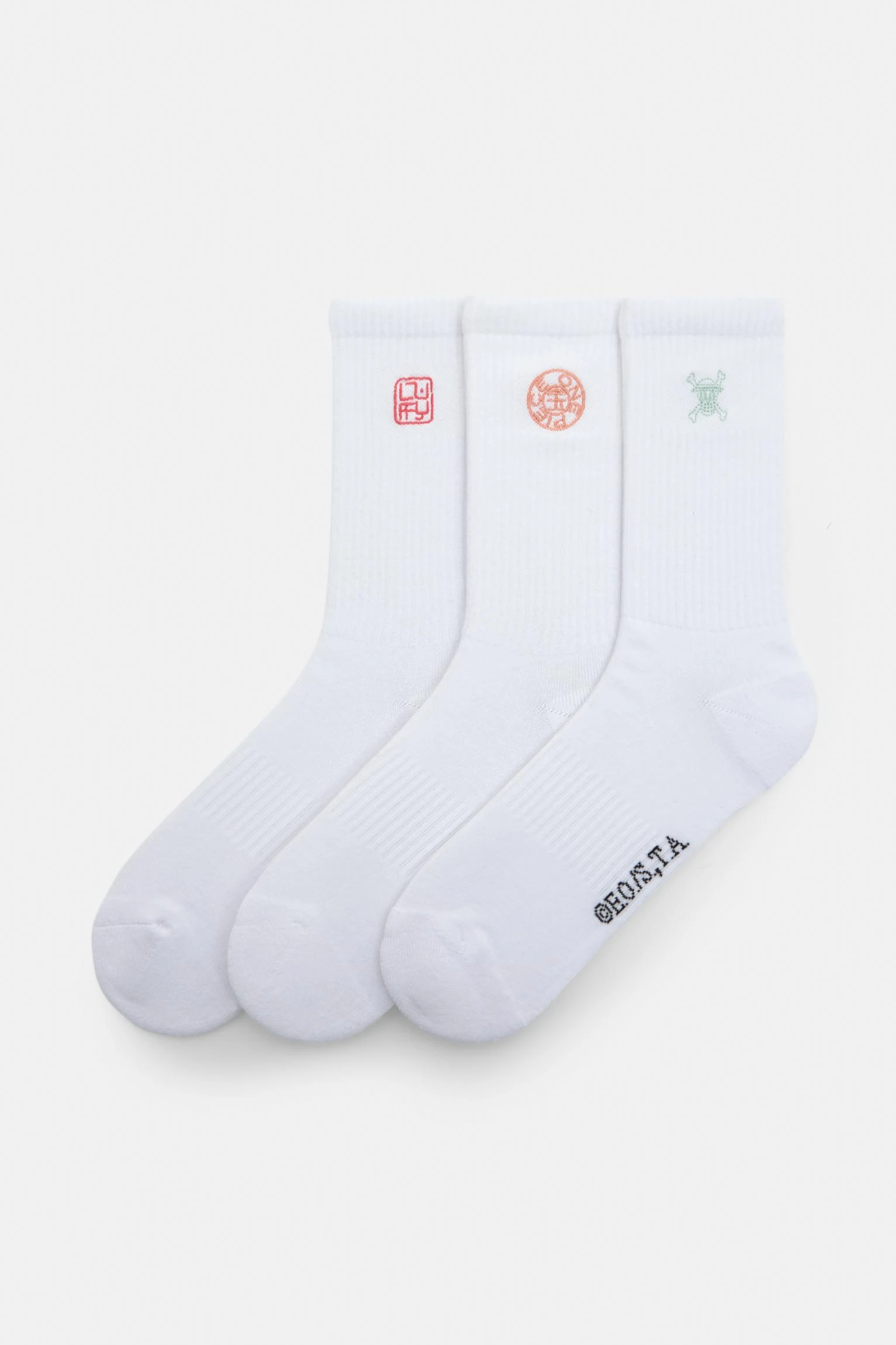 Pack Of One Piece Socks - White
