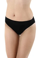 3-Pack Women's Classic French Cut Briefs Made of Cotton and Spandex Black S 3-Pack Women's Classic French Cut Briefs Made of Cotton and Spandex Black S