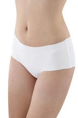 3-Pack Women's Laser Cut Seamless mid-Rise Panty Briefs Stretch Cotton - no Underwear Lines Thanks to raw Seam finitions White S 3-Pack Women's Laser Cut Seamless mid-Rise Panty Briefs Stretch Cotton - no Underwear Lines Thanks to raw Seam finitions White S