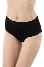 3-Pack Women's mid-Rise Panty Briefs Made of Cotton and Spandex Black S 3-Pack Women's mid-Rise Panty Briefs Made of Cotton and Spandex Black S