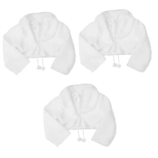 3 Pcs Tippet Flower Children Flower Girl Shawls and Wraps Long Sleeve Winter Bolero Childrens Coats Faux Fur Shawl Shoulder Cape Kids Infant Coat Dress Girl Child White The Flowers 3 Pcs Tippet Flower Children Flower Girl Shawls and Wraps Long Sleeve Winter Bolero Childrens Coats Faux Fur Shawl Shoulder Cape Kids Infant Coat Dress Girl Child White The Flowers