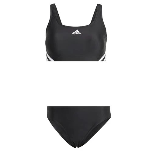 3-Stripes Bikini, Recycled Nylon, Black