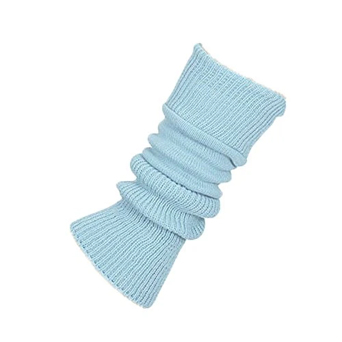 38cm Pale Blue Leg Warmers - No Stirrup