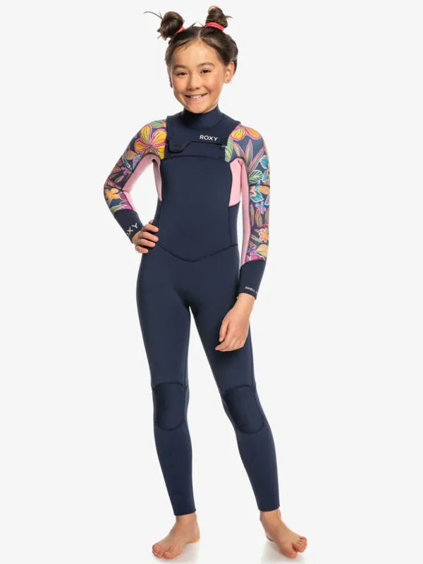 3Mm Swell Series - Chest Zip Wetsuit For Girls