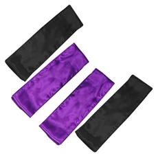 4 Pcs Wig Headband Silk Headband Satin Headband Wrap Hair Ties for Women Hair Laying Wrap Satin Headband Edges Red Headband Scarf for Wigs Miss Satin Imitation Silk Entrained Yoga