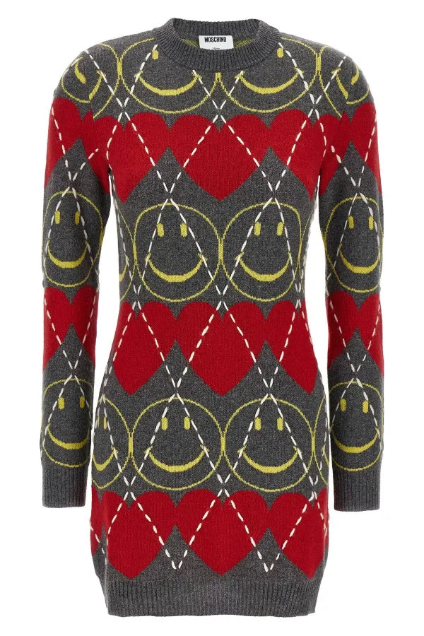 Smiley Wool Dress