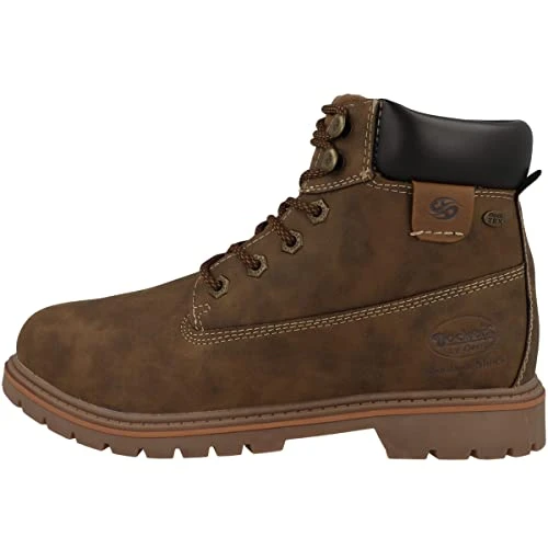 43EA001 Men's Lace-Up Boots, Brown 43ea001 650320, 12 UK