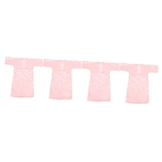 4pcs Bathrobe Pajamas Nightwear for Women Ladies Formal Dresses Gala Dresses for Women Night Dress Summer Nightgown Short Pink Polyester (polyester) Miss Bridal Gown
