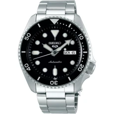 Sports SRPD55K1 Black Dial Automatic Mens Watch ilver
