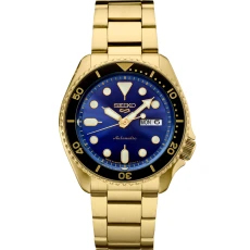 Sports SRPK20 Blue Dial Automatic Mens Watch - Gold