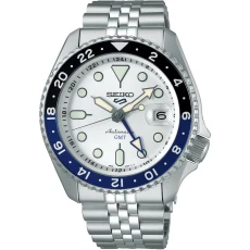 Sports SSK033K1 SKX GMT White Dial Automatic Mens Watch ilver