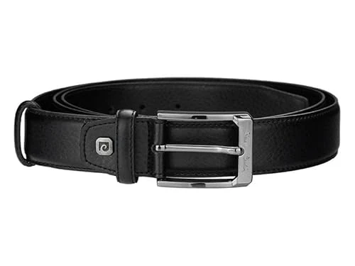 5011 ROB01 Men's Belt, Black, Elegant Men's Belt, Leather, Classic Buckle, black, 120
