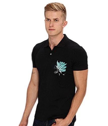 55DSL Men's Talec Camicia Polo T-Shirt - Black - XL